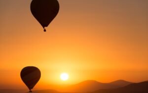 Hot Air Sunrise Balloon